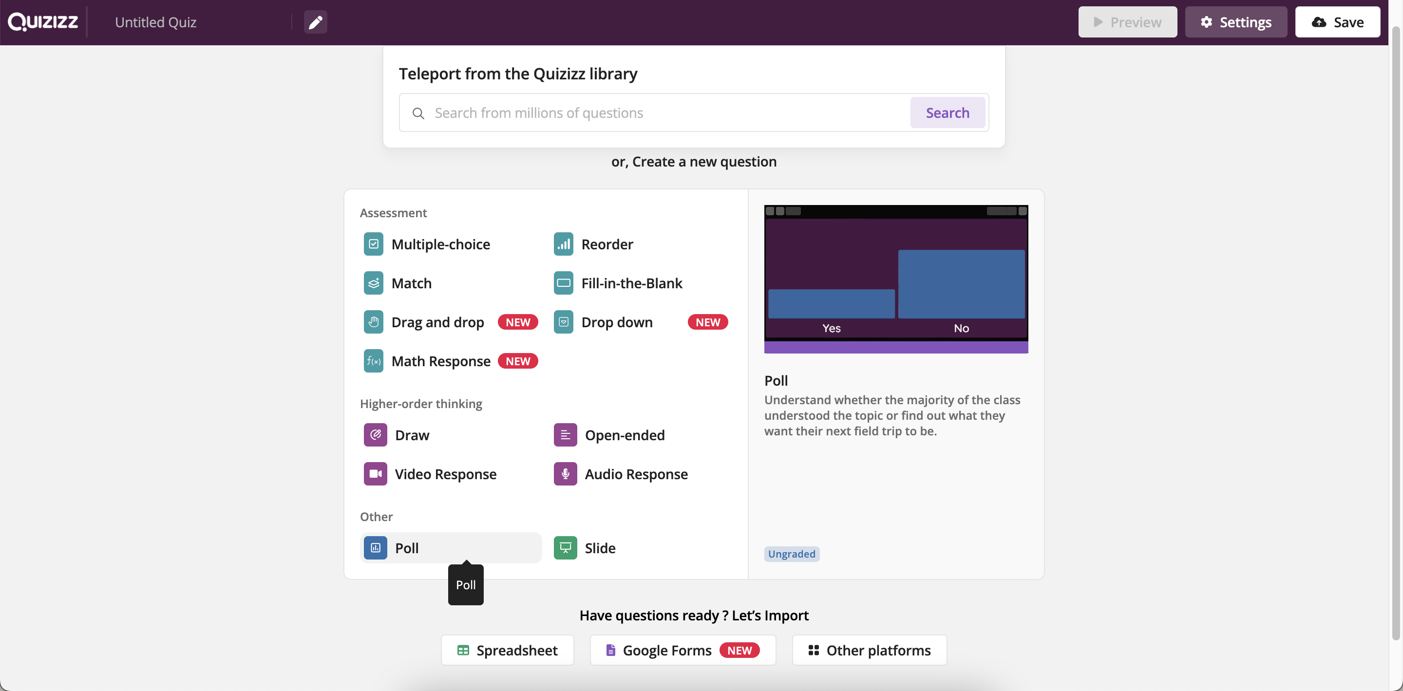 Quizizz about Quizizz