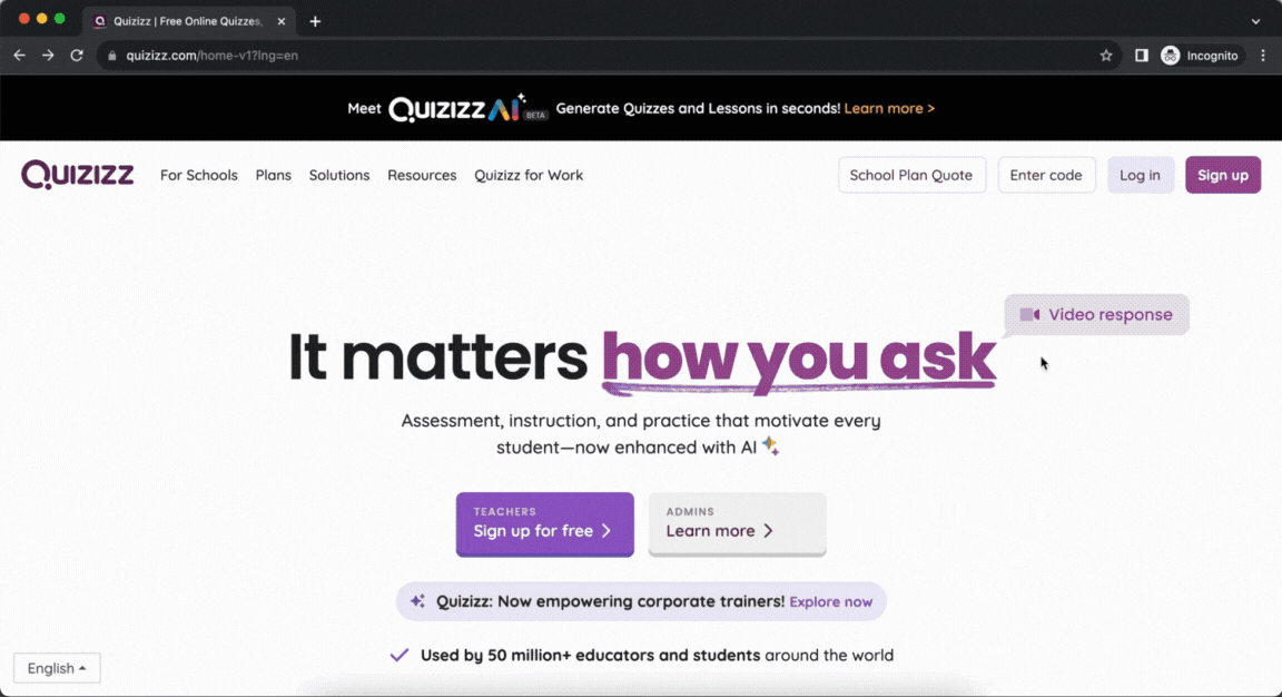 Log Into Quizizz With ClassLink SSO Help Center