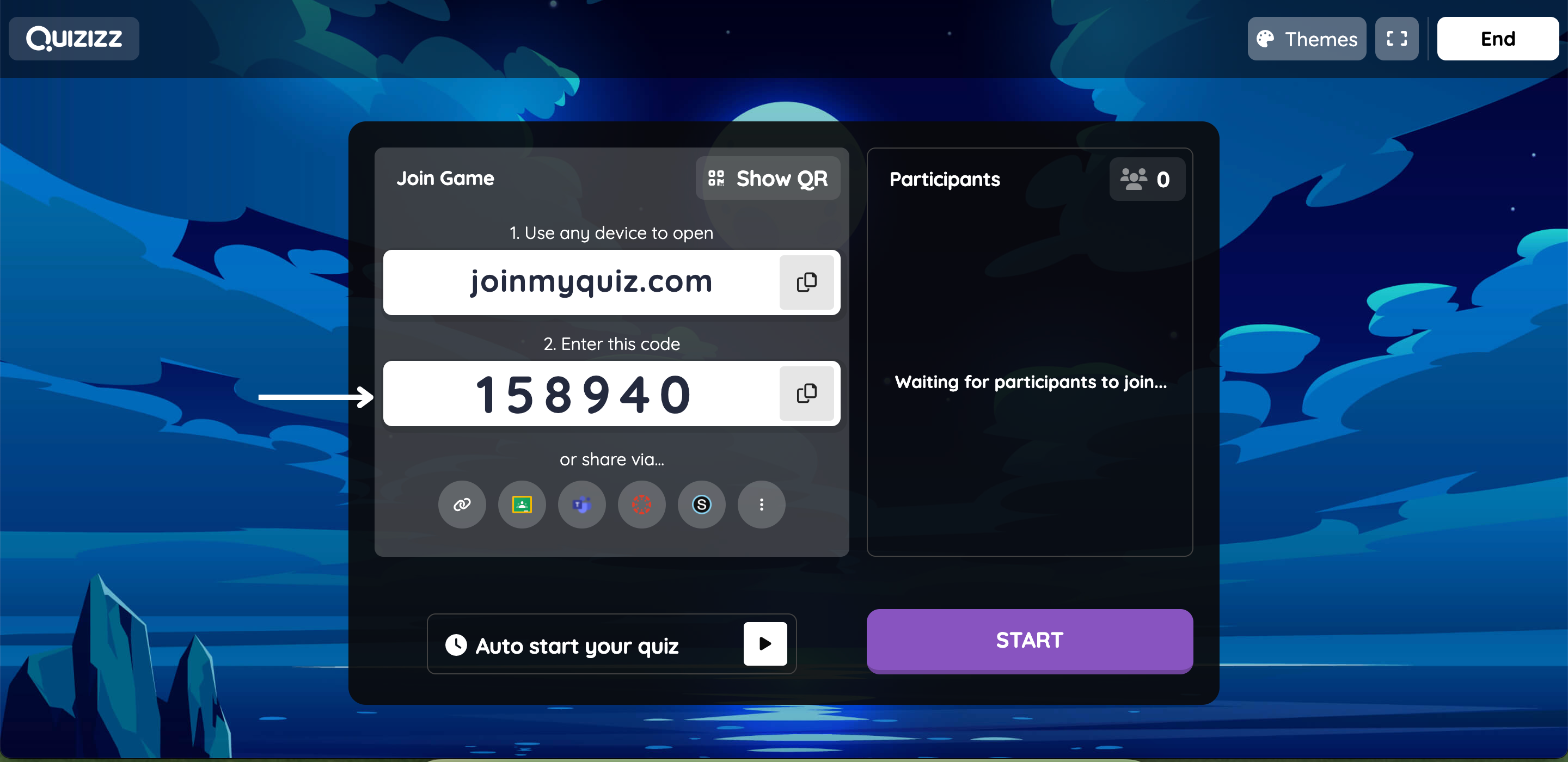 Play Quizizz!  Game codes, School logos, Play