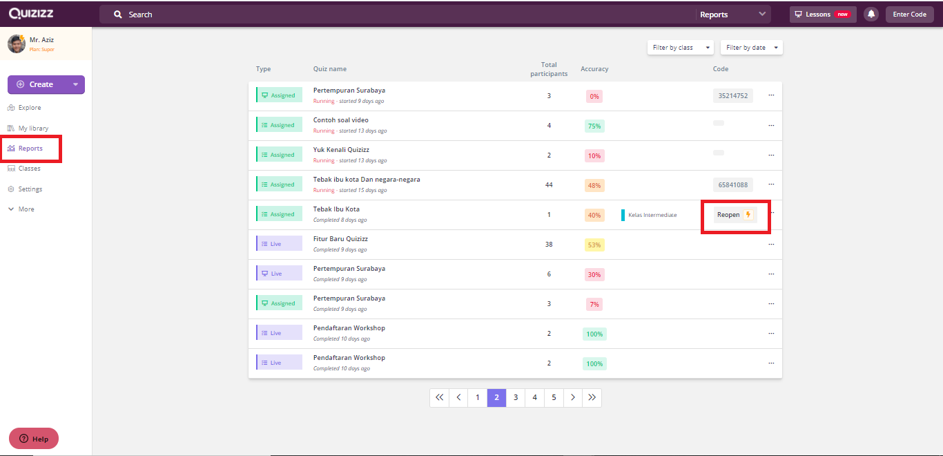 Can students resume a Quizizz game? – Help Center