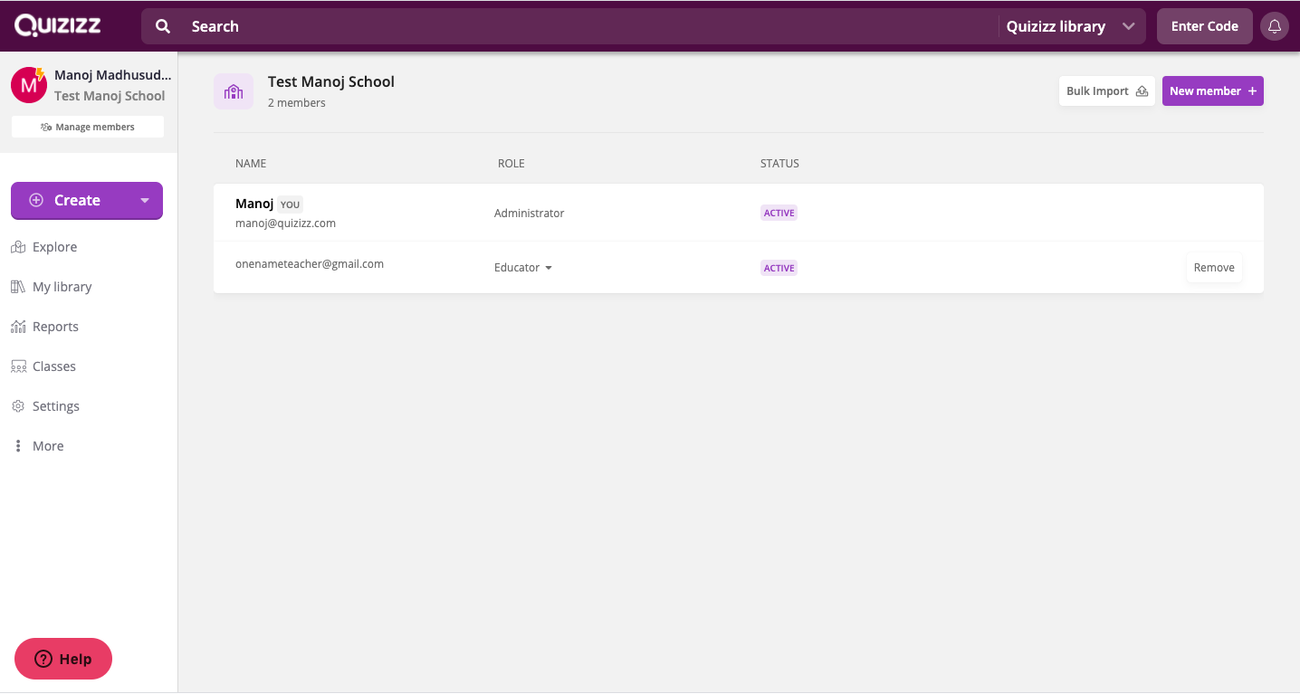 Quizizz on X: Welcome to classes on Quizizz! - Create a class