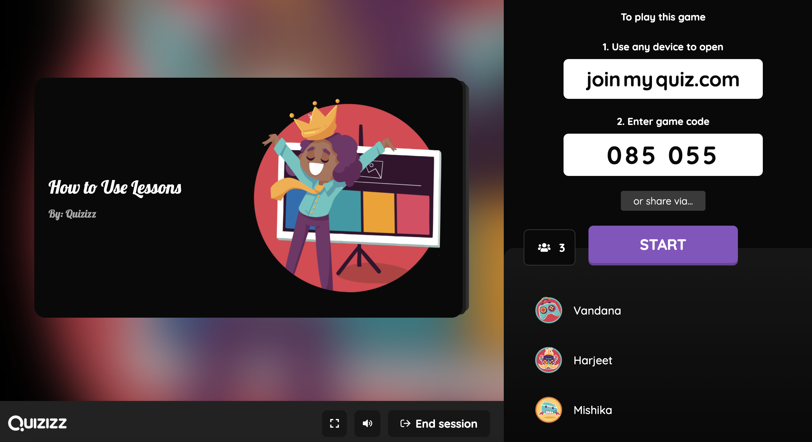 Using Quizizz Lessons – Help Center