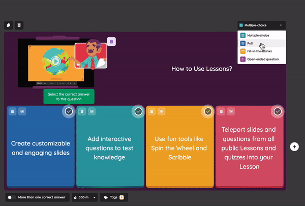 Use Live Whiteboard for Instructor-Paced Lessons and Quizzes